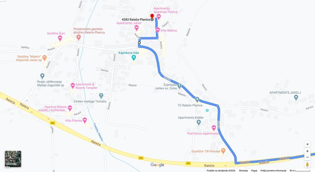 Apartmaji Kramar Ratece Kranjska Gora Eksteriør bilde